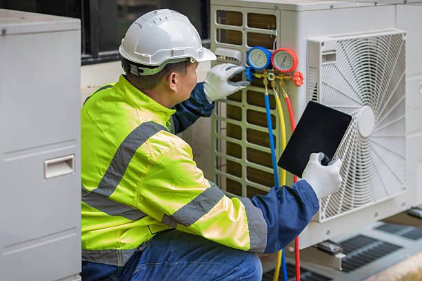 Professional Ac Installation technician working in Zirconia, NC